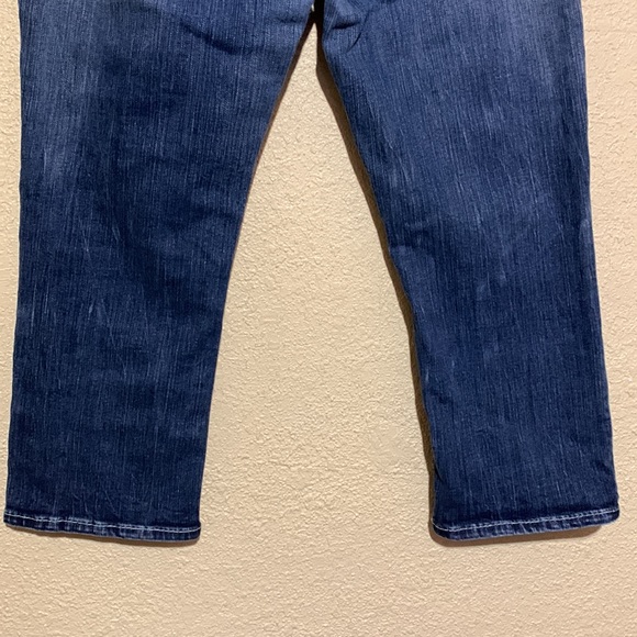 Trademark H Jeans Capris Pants  Embroidered Pockets Stretchy Size 14 - Picture 10 of 15